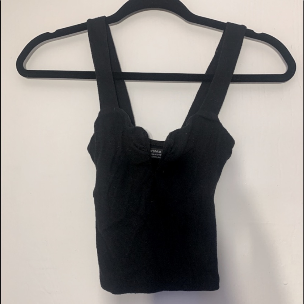 Black Crop top